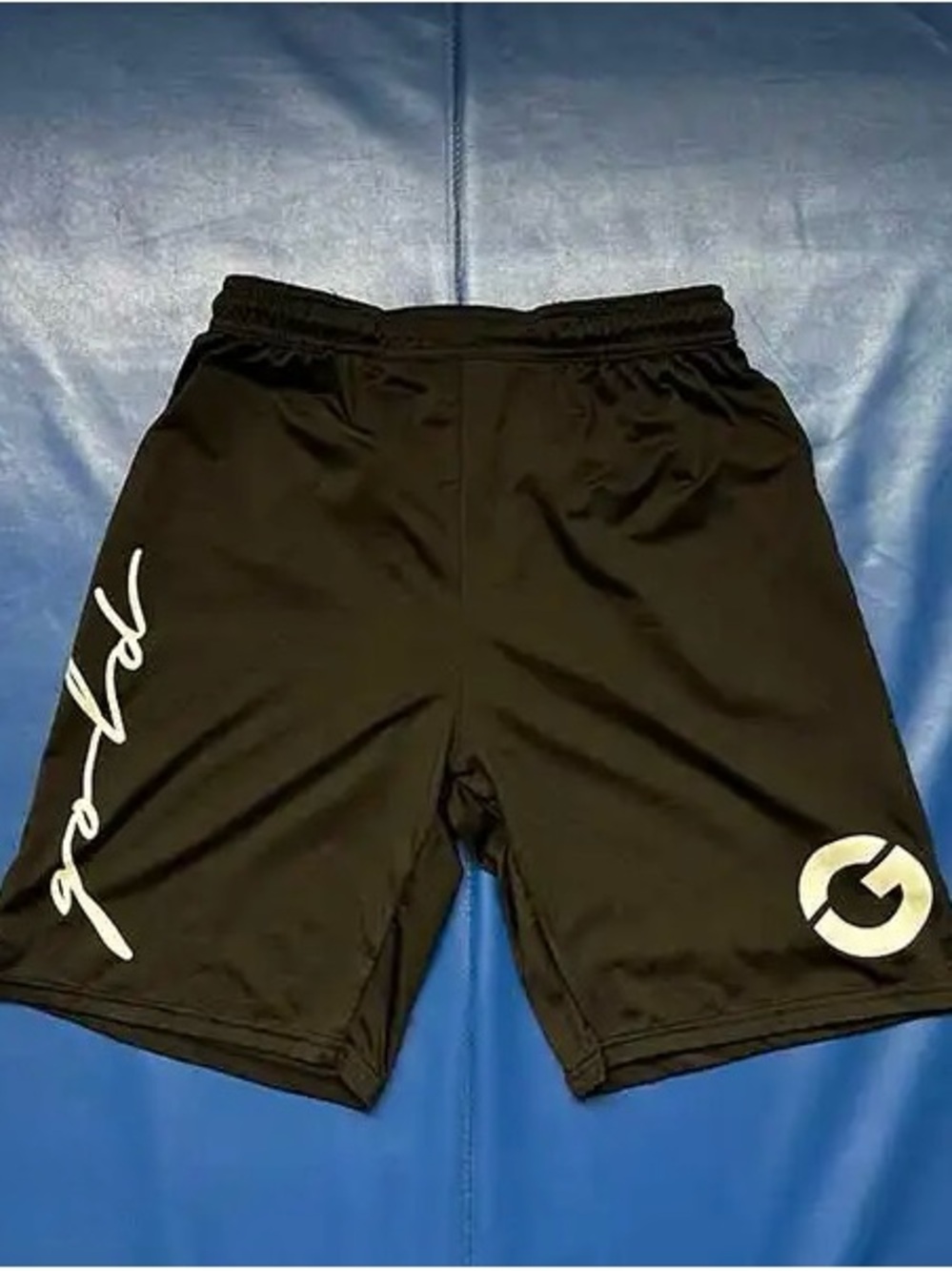 3x Gold BJJ black shorts